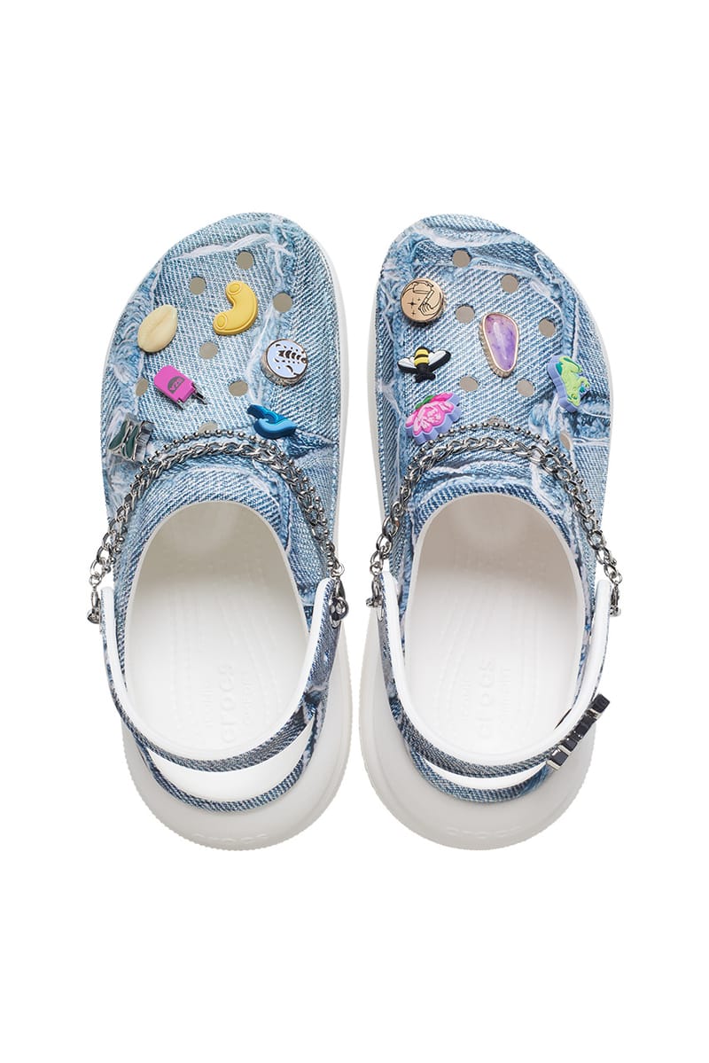 Denim crocs new arrivals