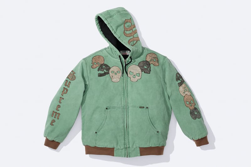 ジャケット・アウター Supreme The Great China Wall SUPREME The Great China Wall Hooded Work Jacket Black Cotton