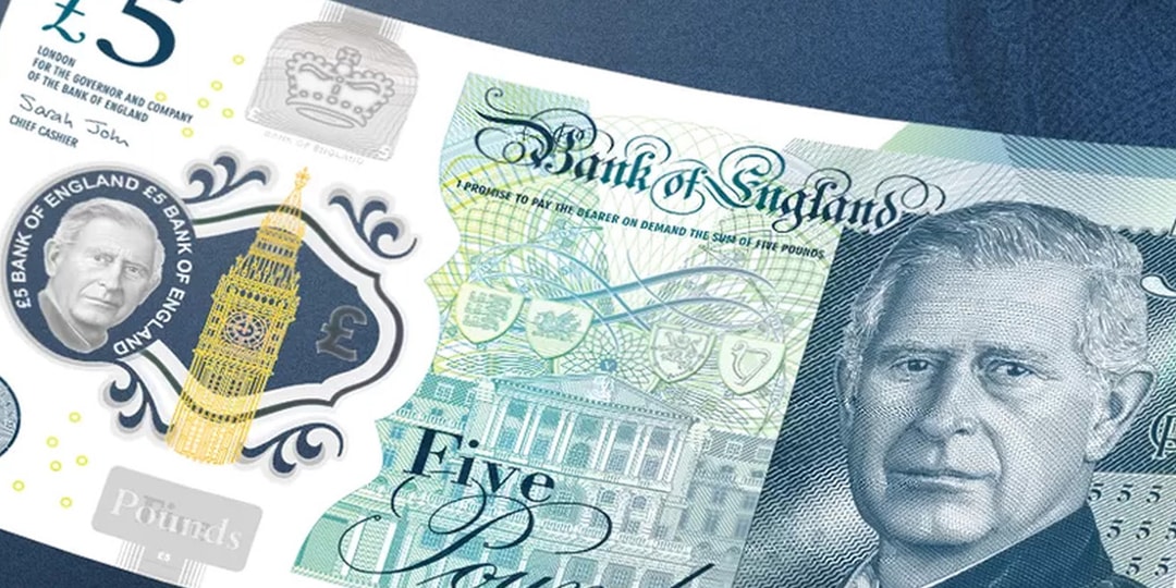 Банк Англии впервые представил банкноты короля Чарльза