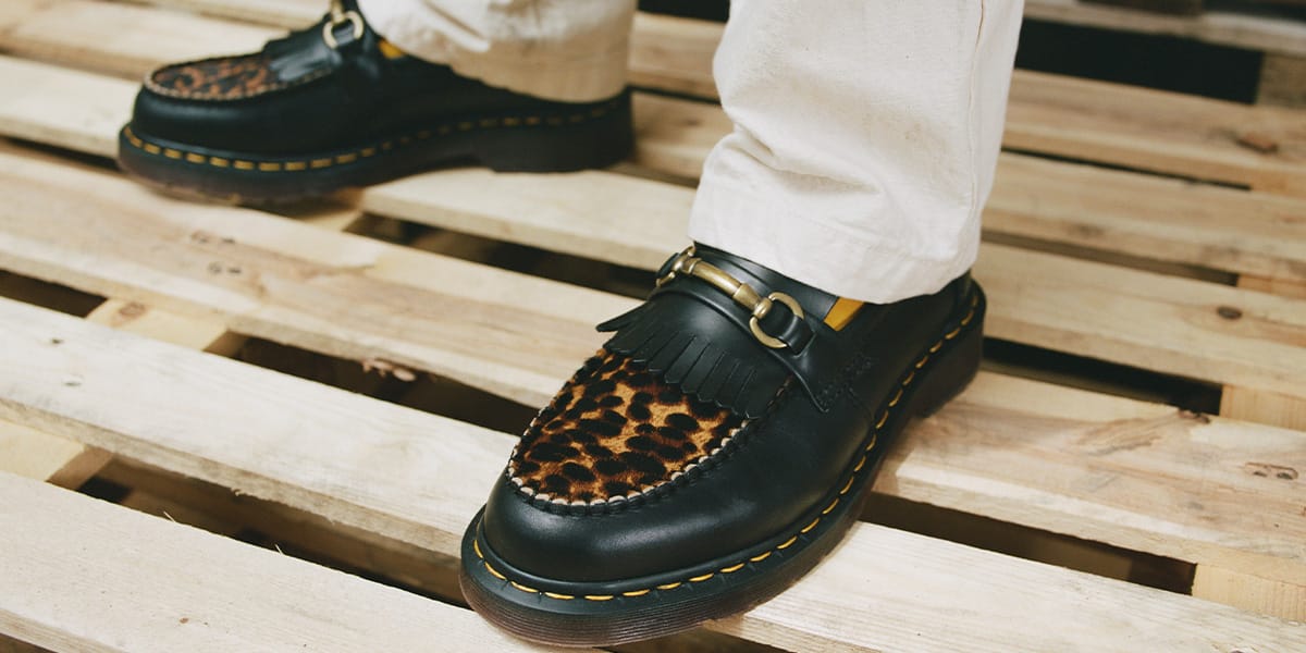 Dr. Martens Leopard Smiths Adrian Snaffle Shoes | Hypebeast