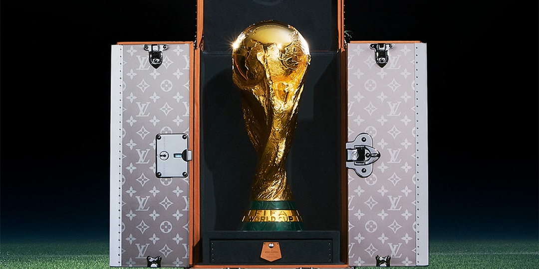 Взгляните повнимательнее на чемодан Louis Vuitton с трофеем Чемпионата мира по футболу FIFA 2022™