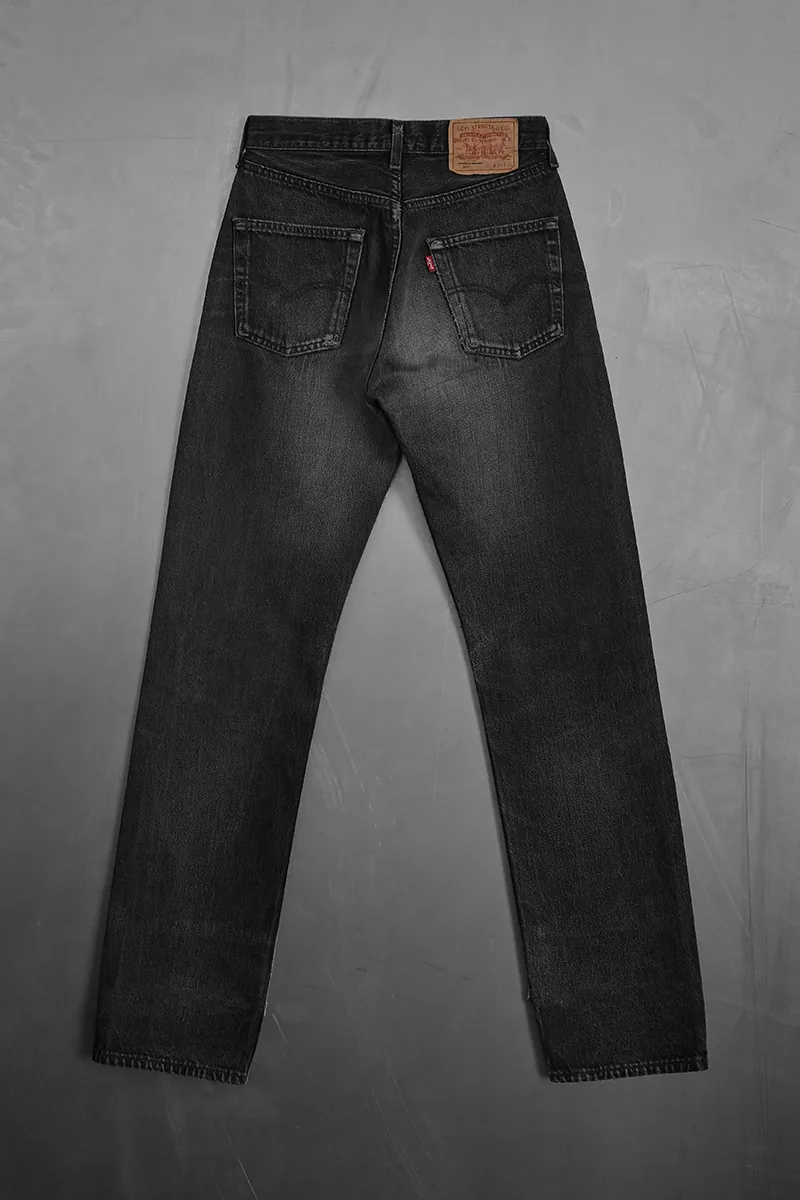 Levi's faded on sale black jeans