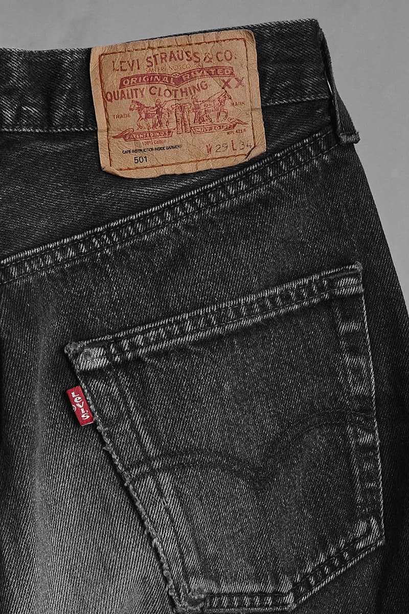 Unsound Rags Faded Black Vintage Levi's 501 Drop | Hypebeast