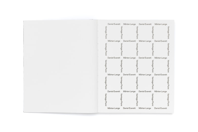 Vantage Point Mårten Lange Daniel Everett Actual Source Hypebeast