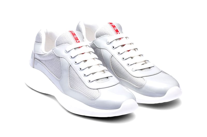 White prada americas cup hot sale sneakers