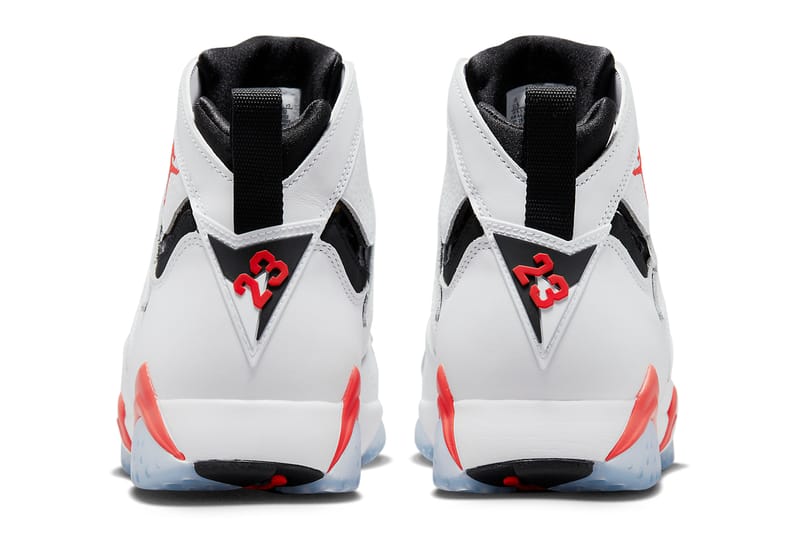 Jordan 7 cheap red and white