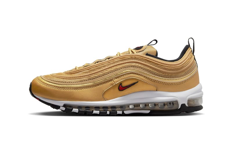 Air max 97 store gold silver white