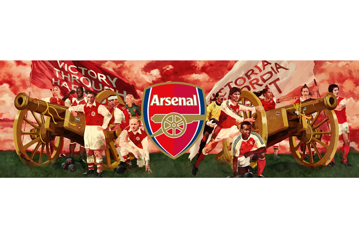 Arsenal Graphics Arsenal FC Presents New Stadium Artwork | Hypebeast