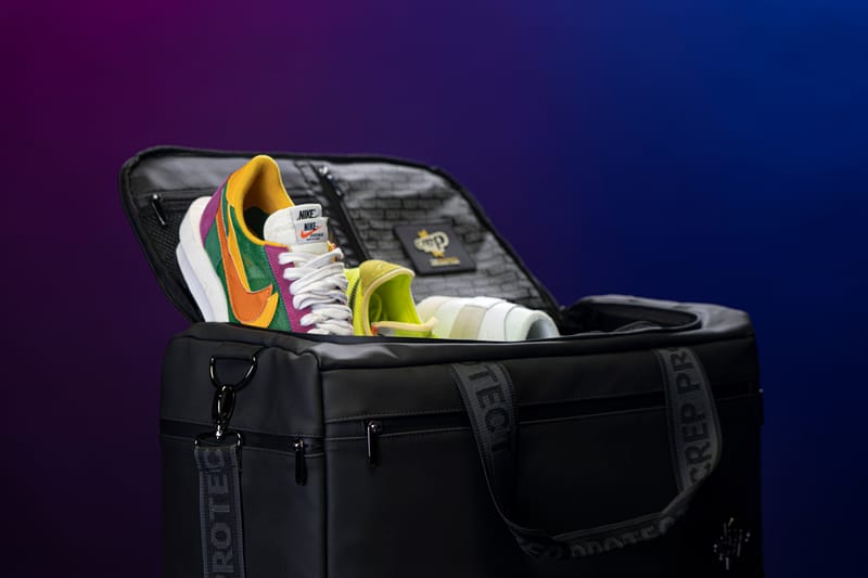 Suitcase store for sneakers