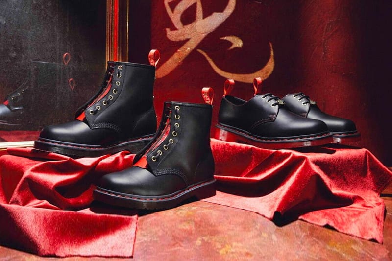 Dr martens boots hot sale without laces