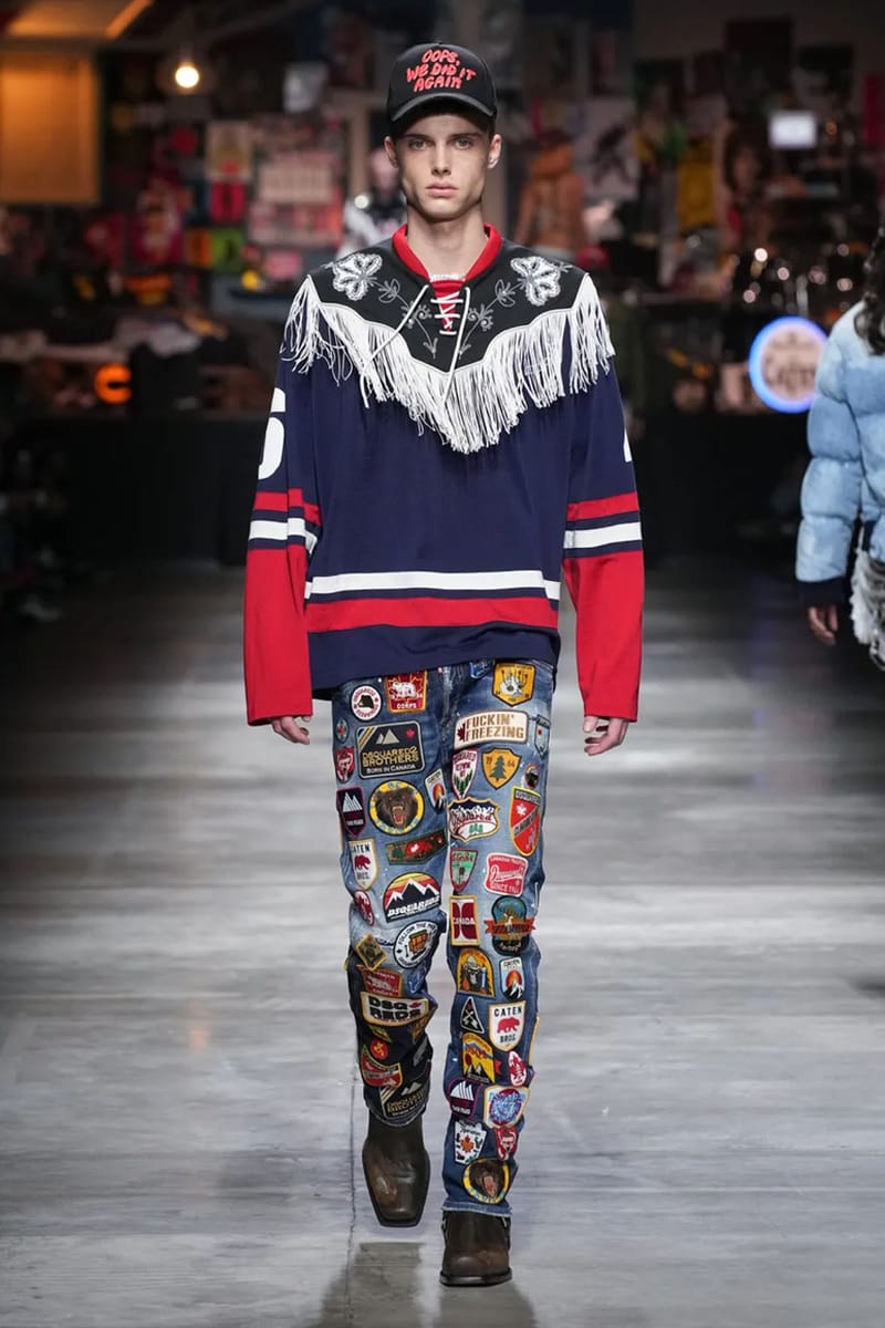 Dsquared2 FW23 Takes Geeks, Goths and It-Boys to the Rodeo