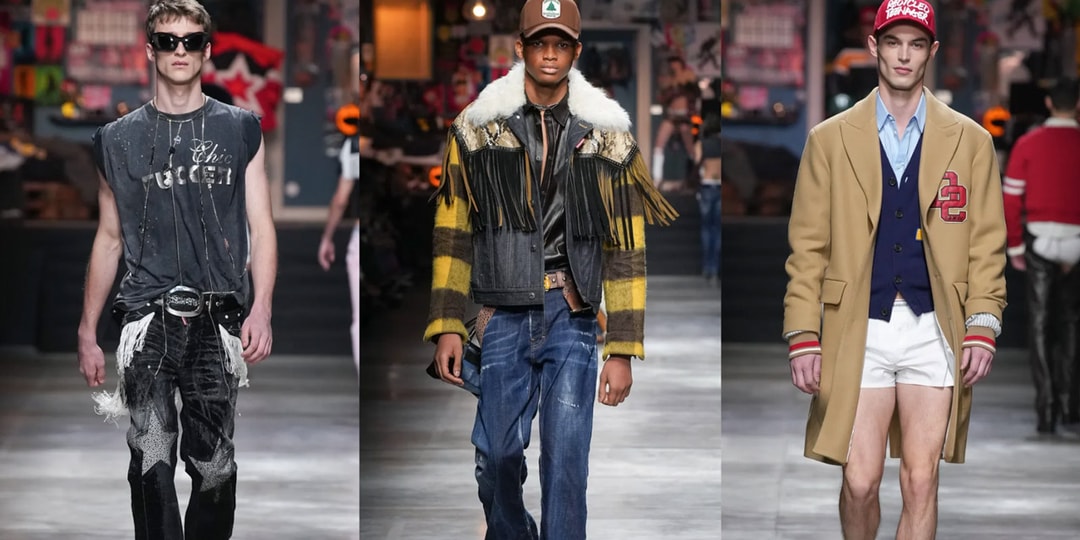 Dsquared2 FW23 приглашает гиков, готов и IT-Boys на родео