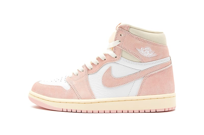 Jordan 1s pink and white sale