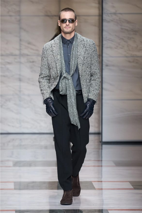 Giorgio Armani Fall Winter 2023 Runway at Milan Fashion Week