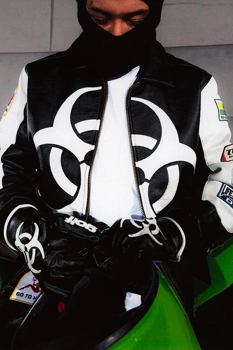 Golfwang Biohazard Racing Leather Jacket