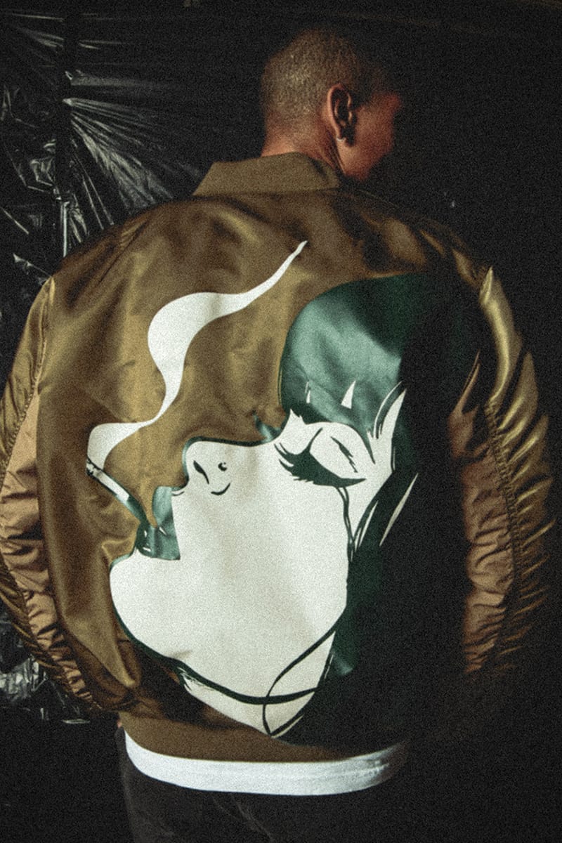 Huf reversible bomber on sale jacket