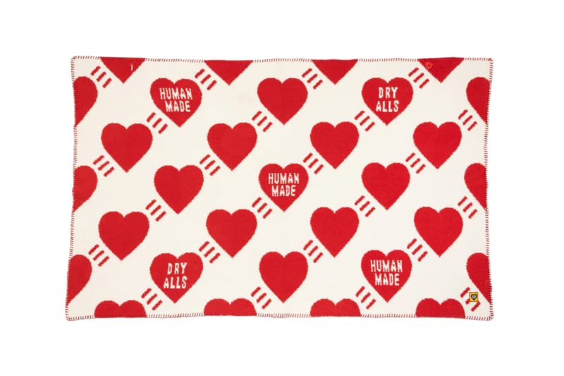 human made Heart ラグマット　large □HUMAN MADE/ヒューマンメイド□HEART RUG LARGE RED ラグ L