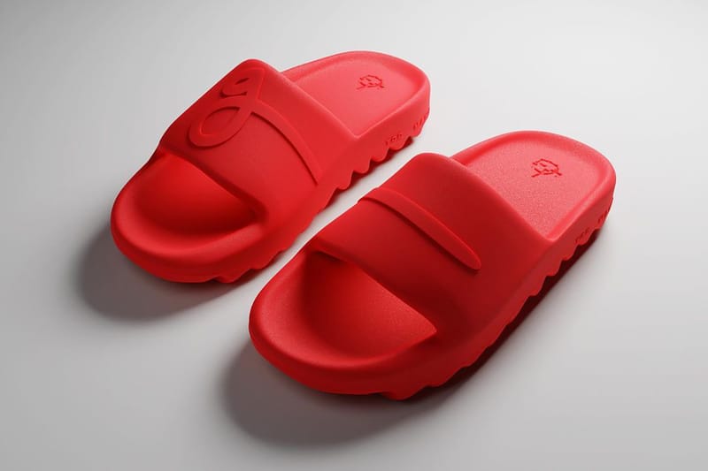 Yeezy discount red slides