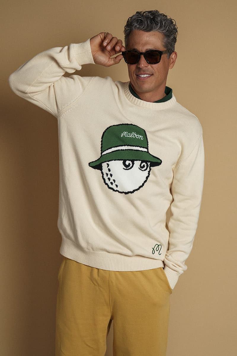 Malbon Golf Links Polo Sweater - Beige