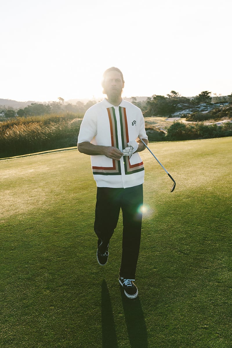 Malbon Golf Is Life 刺繍ニットポロ ホワイト XXL 美品✨ Neighborhood x Malbon Golf Mens Mock-neck Longsleeve Tee