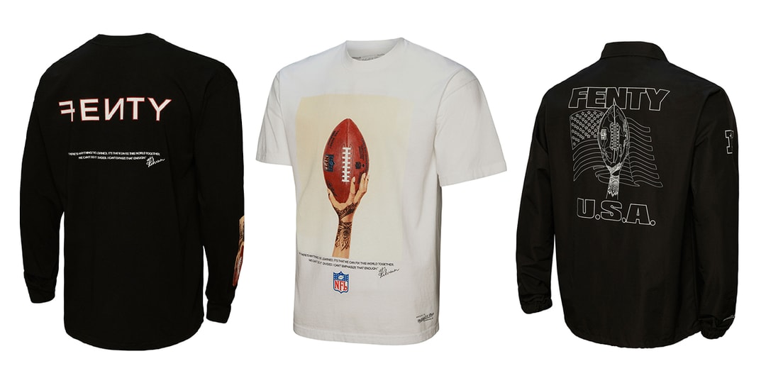 Mitchell & Ness выпускает сувенирную продукцию Fenty Super Bowl LVII