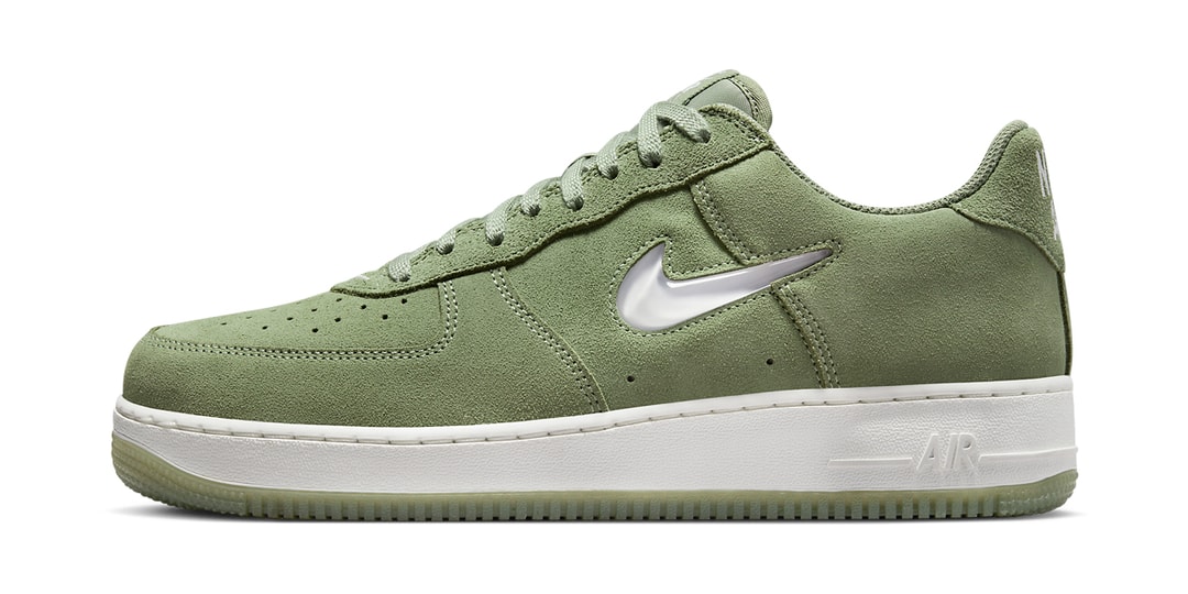 «Масляно-зеленый» цвет Nike Air Force 1 Low Jewel
