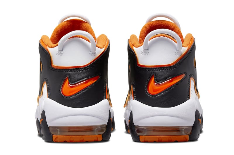 Nike high tops hot sale orange and black