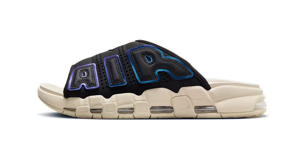 Nike Air More Uptempo Slide Surfaces in Blue Gradients | Hypebeast
