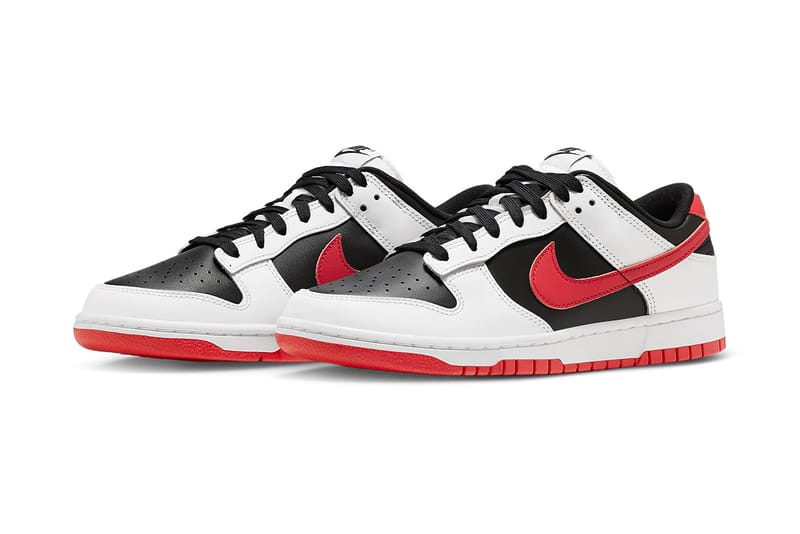 Nike Dunk Low White Black Red FD9762 061 Release Date Hypebeast