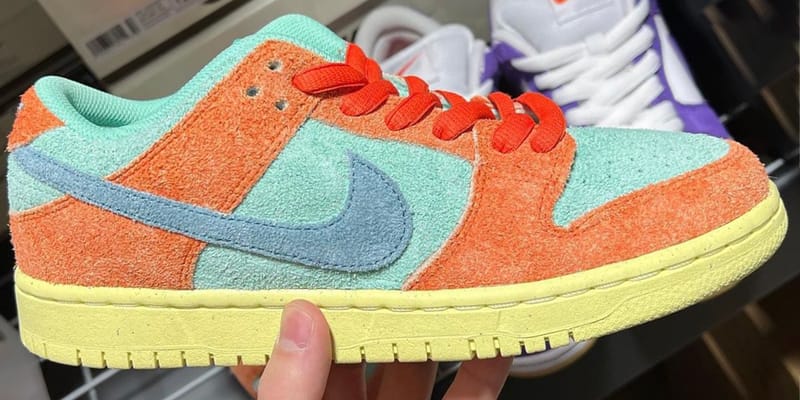 Nike SB Dunk Low Orange Label Purple Orange Teal Release