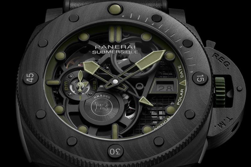 Panerai Submersible S BRABUS Verde Militare Info Hypebeast