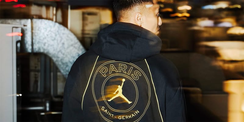 Psg jordan cheap hoodie black