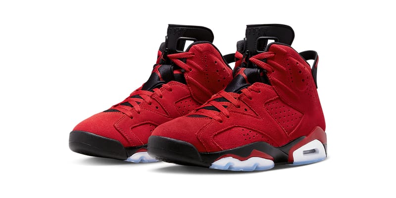 Air jordan 6 all red new arrivals