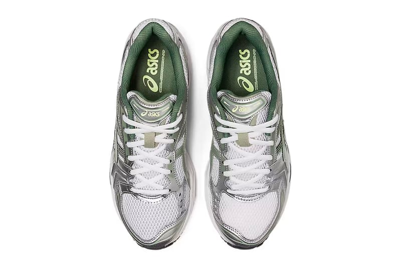 ASICS ☆ Gel-Kayano 14 Silver×Green Asics Gel-Kayano 14 Silver Green 1201A019-107 Men's Size | eBay