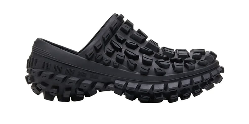 Balenciaga Defender Extreme Tire Tread Clogs Release | Hypebeast