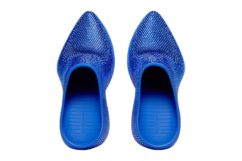 Balenciaga discount slippers blue