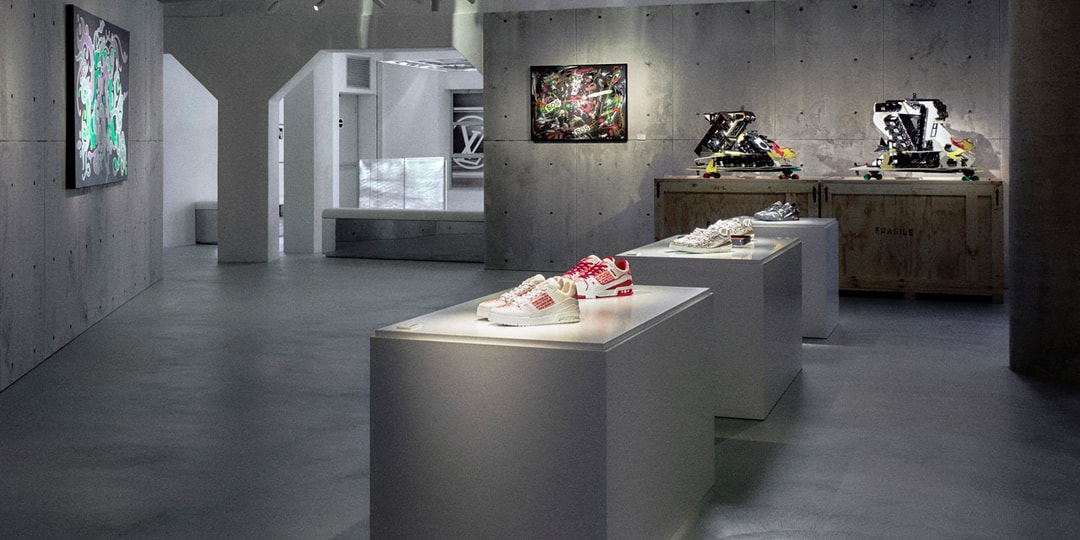 Louis Vuitton открывает новую выставку «Белый холст: LV Trainer in Residence» в Милане