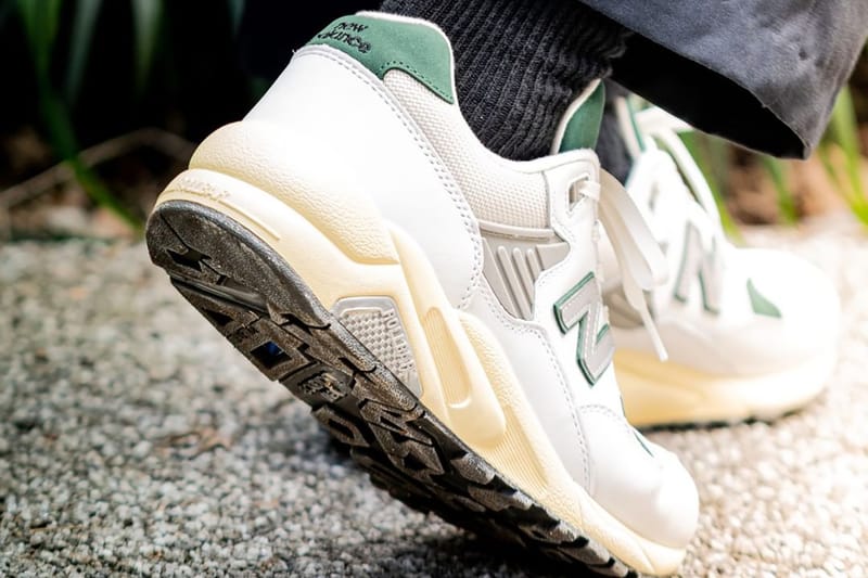 Green and hotsell white new balance