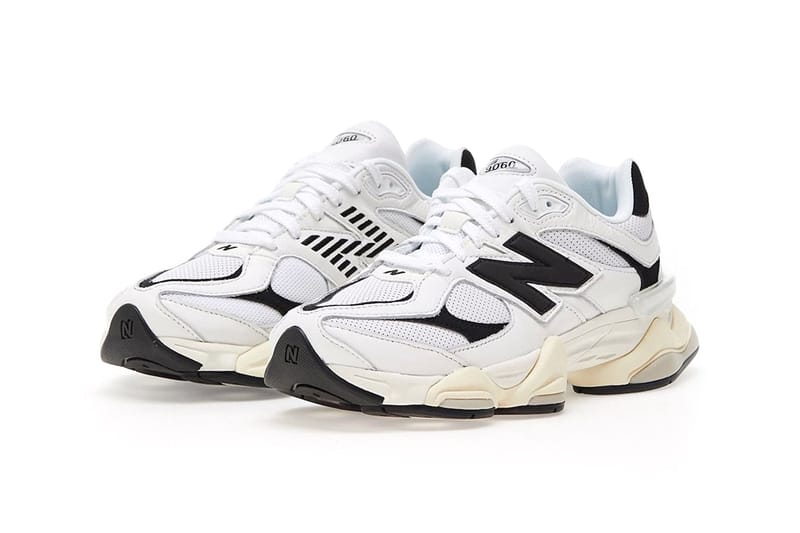 New balance white with black n sale