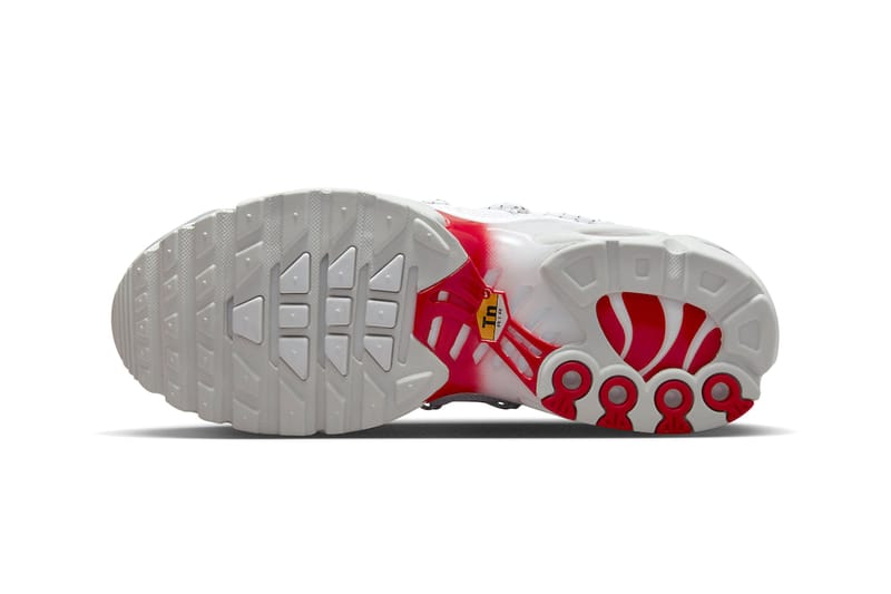 Air max plus white/gym red outlet americana