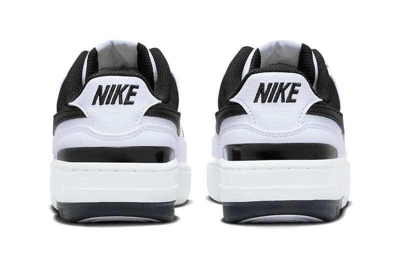 Air force 1 type trainers white hot sale black white