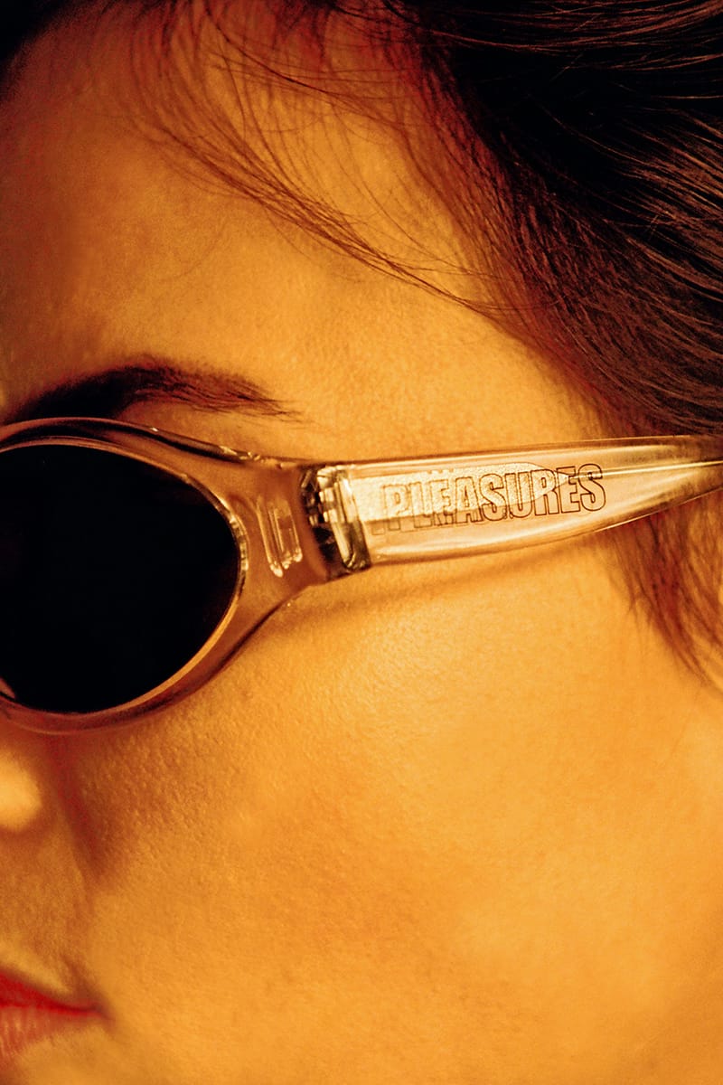 Pleasures Akila Reflex Sunglasses Black Clear | Hypebeast