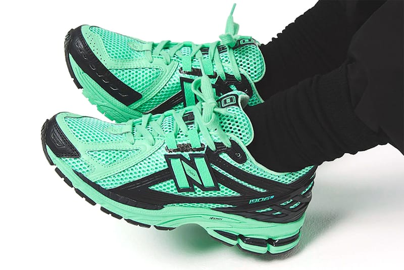 New balance mint on sale green and black