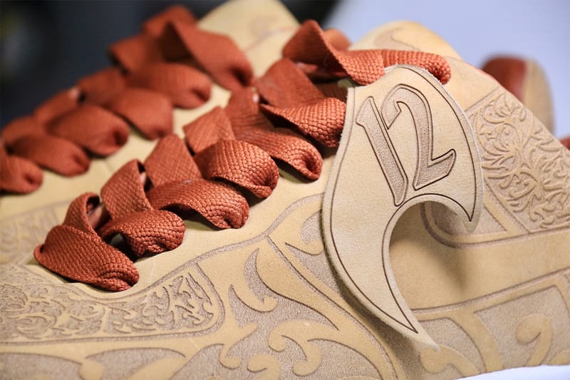靴 AIR FORCE 1 BY MARK SMITH NIKE AIR FORCE 1 MARK SMITH LASER PACK MED BROWN SIZE 9 DS