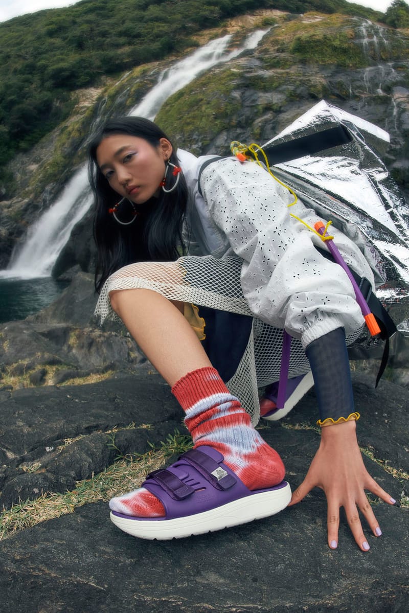 Suicoke s SS23 Sandals Experiment With Color Print and Textiles