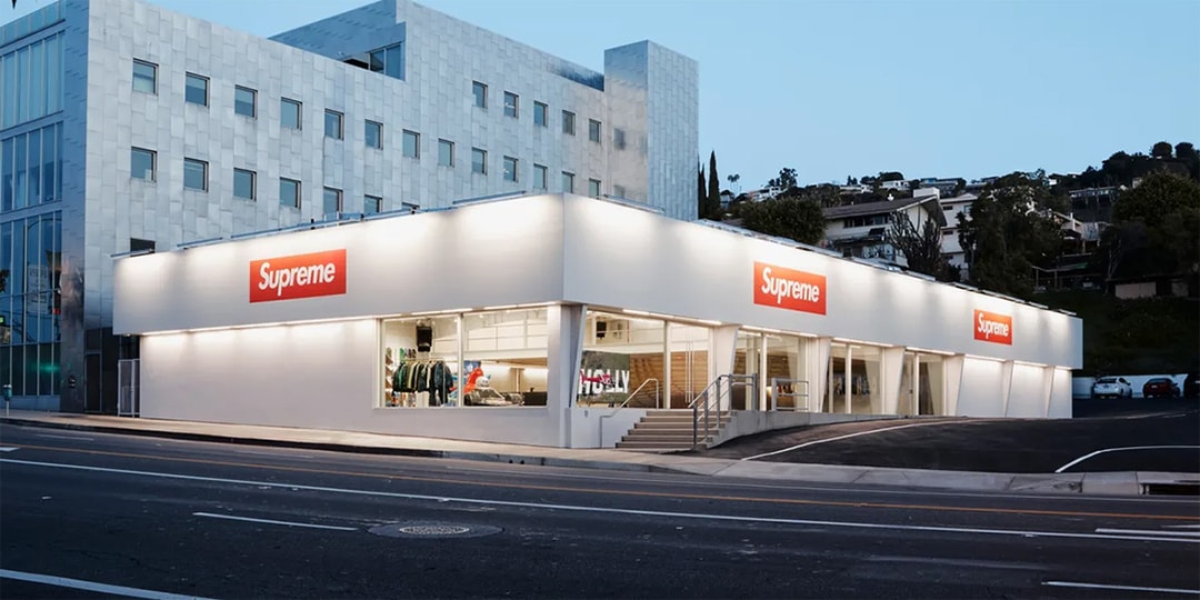 Взгляд внутрь нового магазина Supreme в Лос-Анджелесе