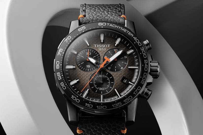 Tissot supersport black hot sale