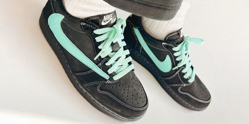 Travis Scott Air Jordan 1 Low Tiffany Phantom Custom | Hypebeast