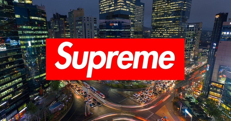 По слухам, Supreme откроет магазин в сеульском районе Каннам