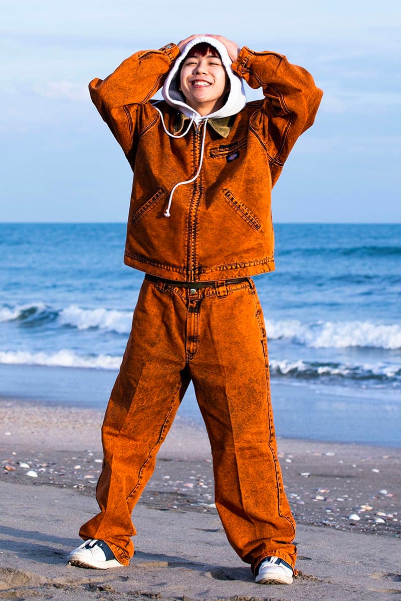 Orange shop dickies jacket